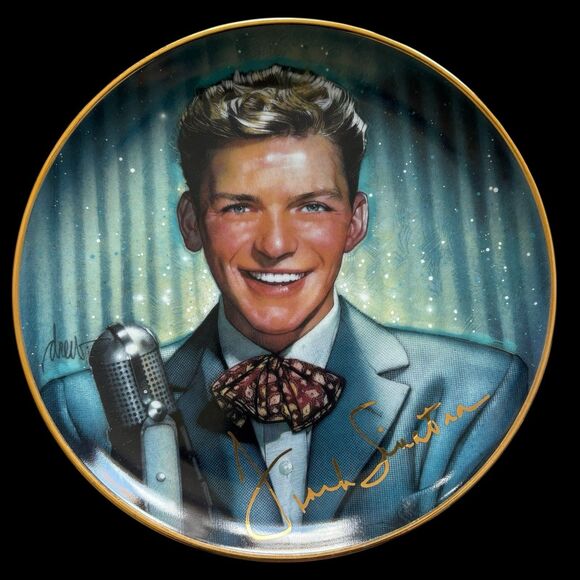 Franklin Mint Sinatra Collector Plates-Set of 4 Numbered Limited-Edition Vintage - Picture 2 of 13